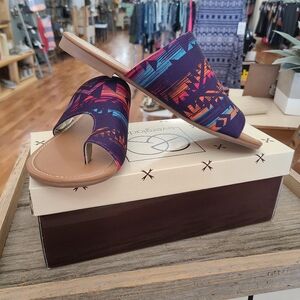 Everglades Colorful Sandals Size 7